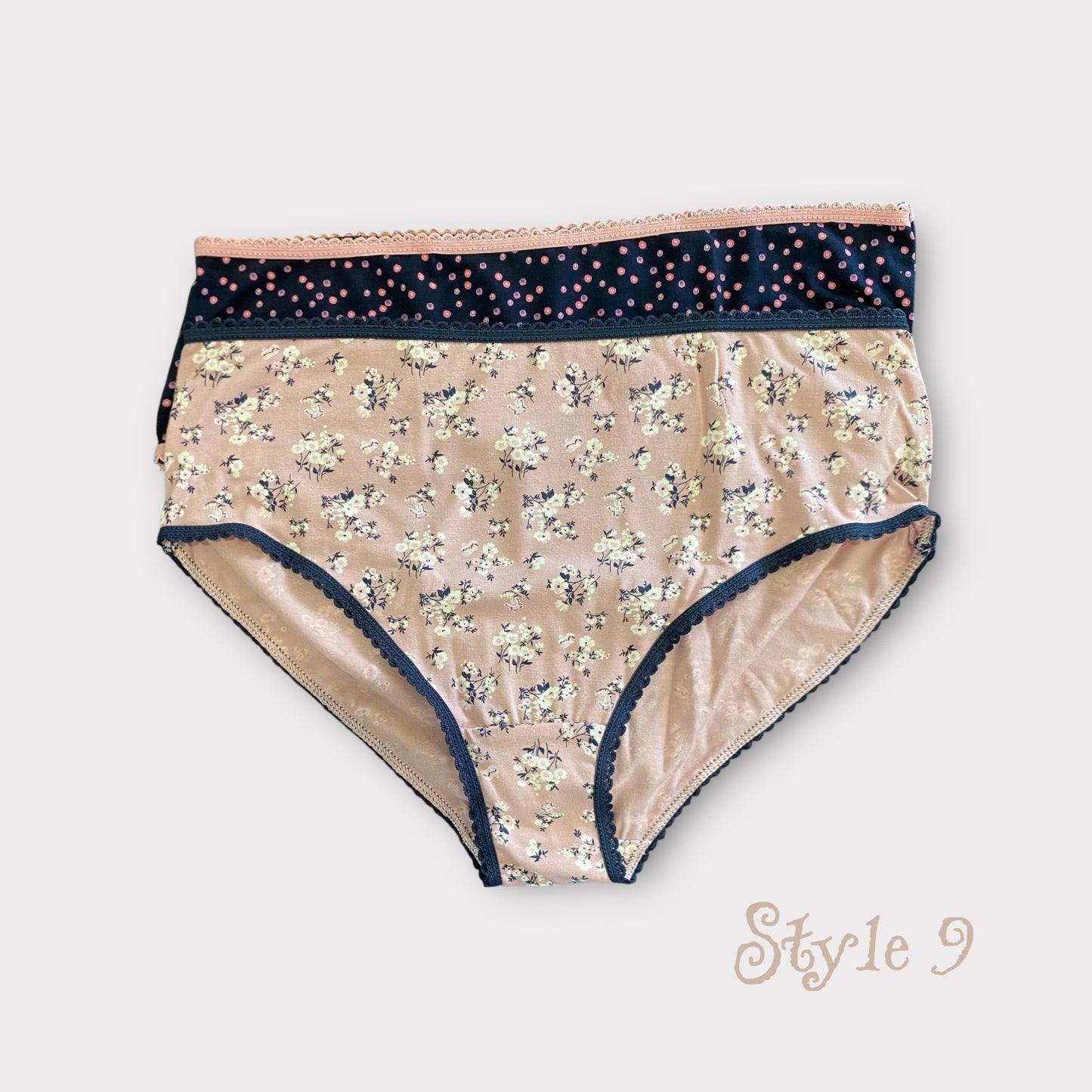Women's Patterned Full Brief - 2 Pack - Egyptian Cotton