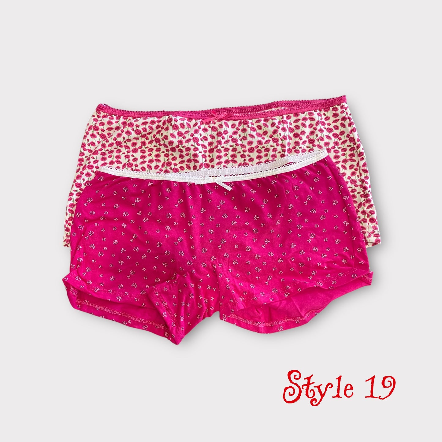 Premium Patterned Cotton Boyleg Briefs (Hot Shorts) – 2 Pack