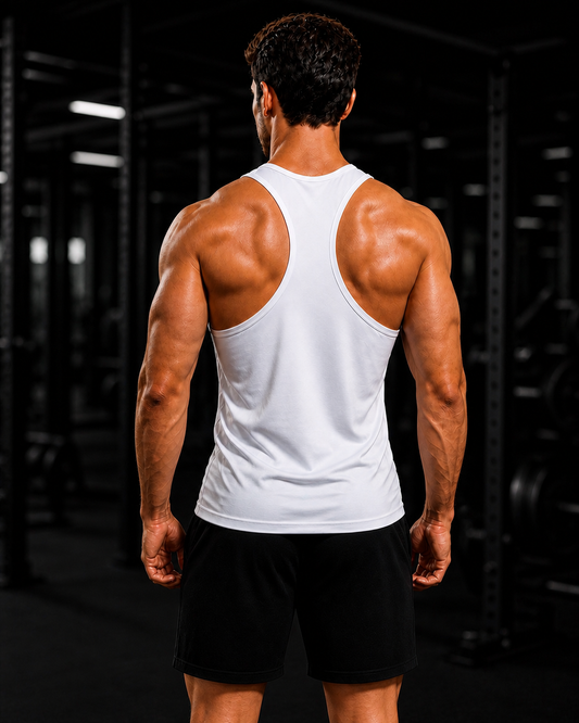 Premium Cotton Sport Stretch Singlet