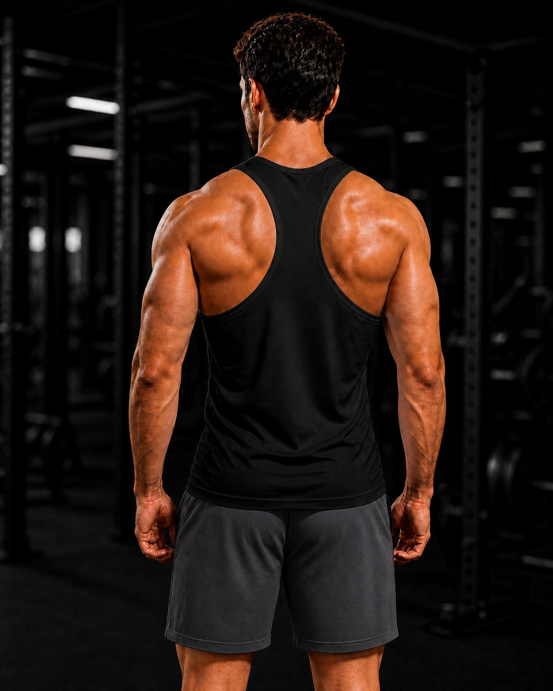 Premium Cotton Sport Stretch Singlet