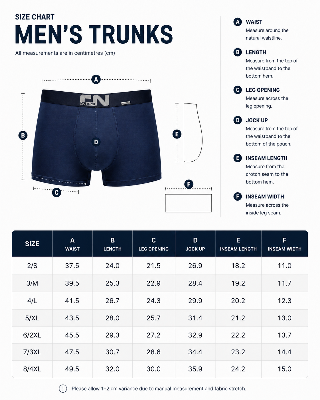 Premium CN Cotton Trunks
