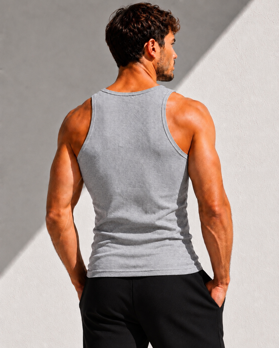 Premium Cotton Ribbed Singlet
